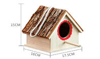 Kora w kształcie domu Dach drewniany o wysokości 15 cm