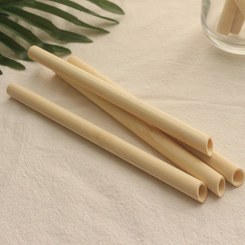 Pointed Ended 20 cm Organiczne biodegradowalne bambusowe słomki do picia OD12