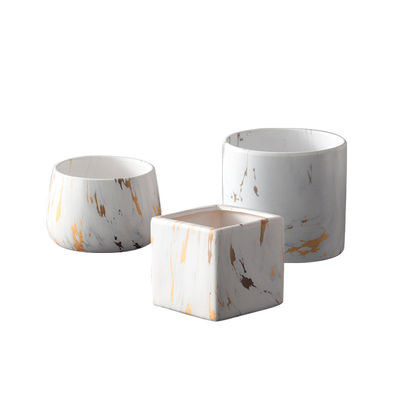 Nordic kubek wewnętrzny 9 cm małe soczyste białe ceramiczne doniczki